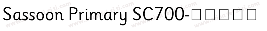 Sassoon Primary SC700字体转换